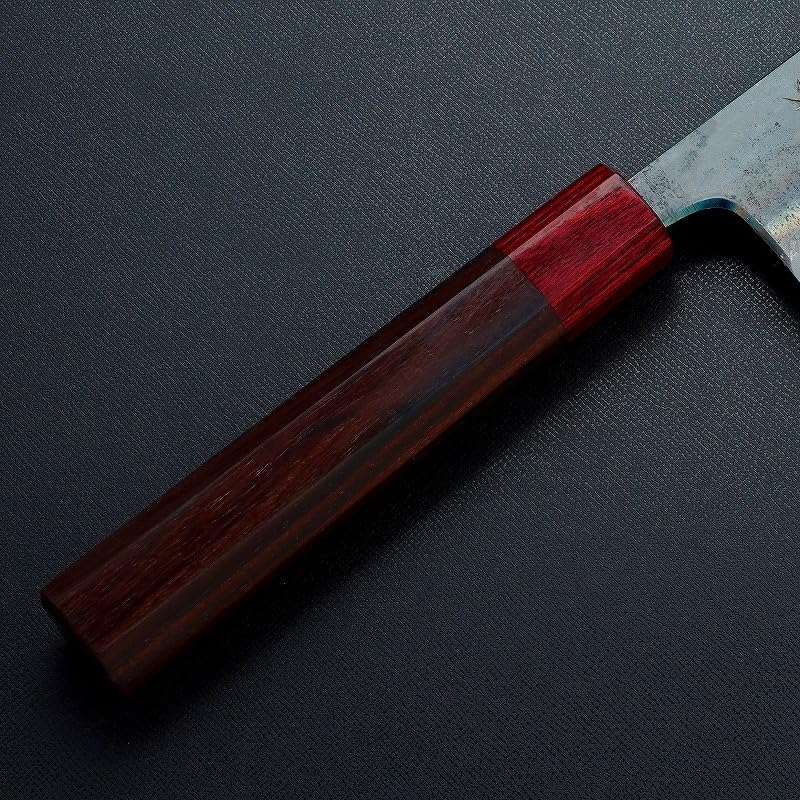 Amazon | 元兼 和牛刀 210mm 両刃 青紙スーパー 割込み 黒打ち仕上げ